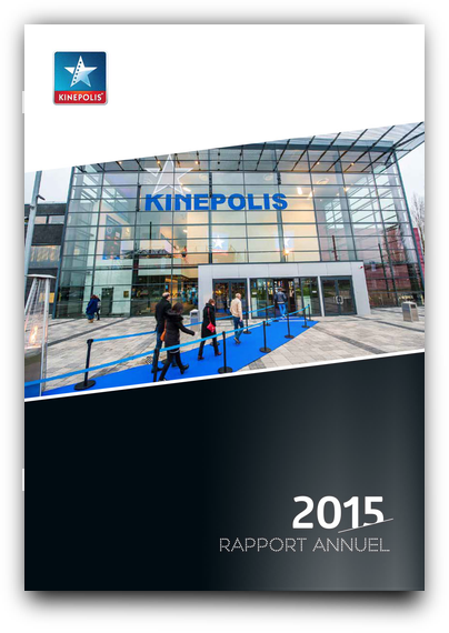 Kinepolis rapport annuel 2015