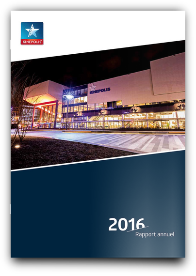 Kinepolis rapport annuel 2016